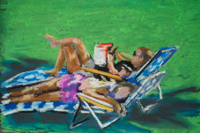 Summer– pastels by Peter Gulian