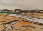  Burnham Norfolk– painting by Peter Gulian